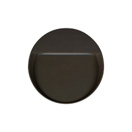 LUZ DE CORTESIA LED SOBREP. MURO 8W/127V. 3000K ALUM. NEGRO HUNOR I ***TECNOLITE HAE***