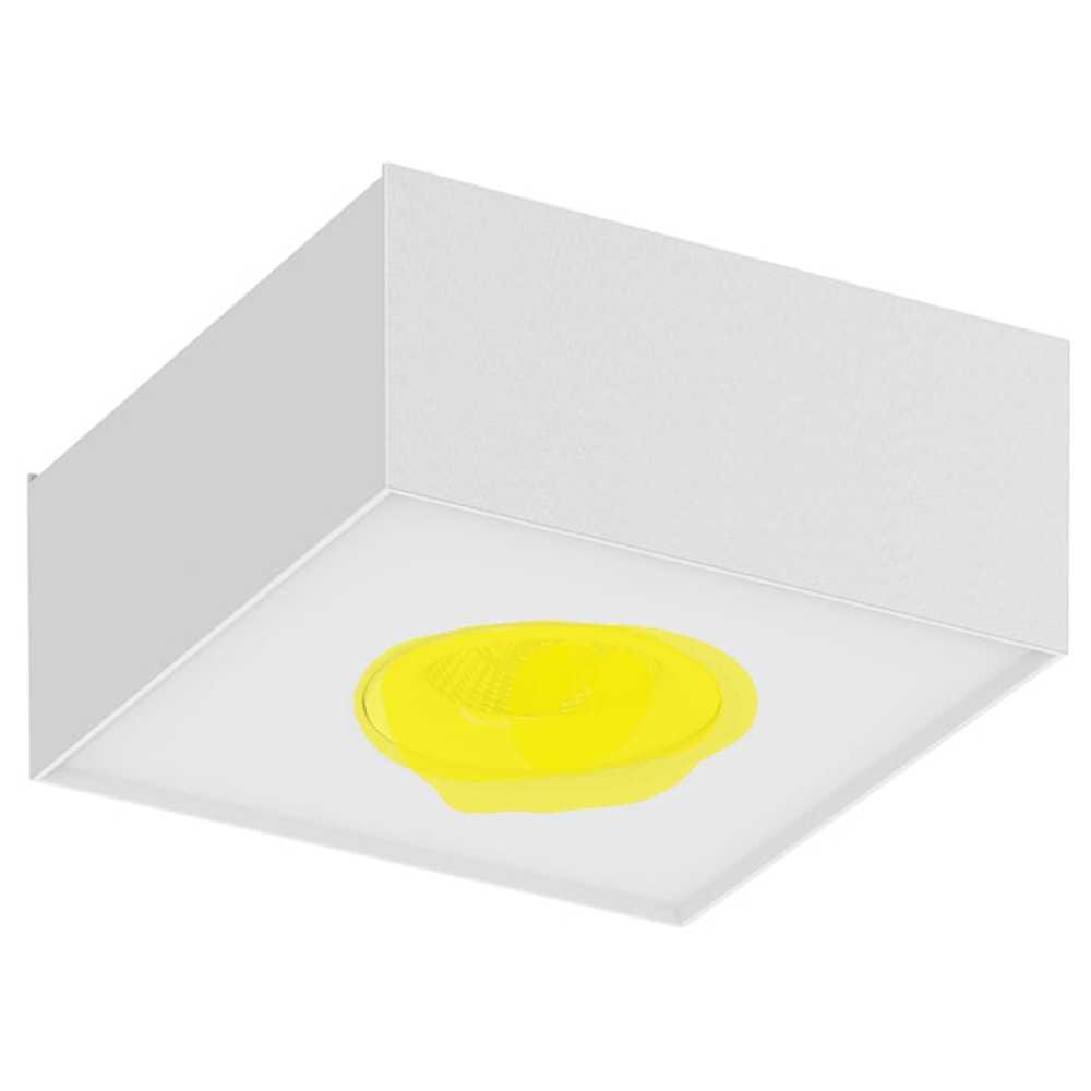 LUMINARIO INT SOBREPONER TECHO LED 8W 30K BLANCO