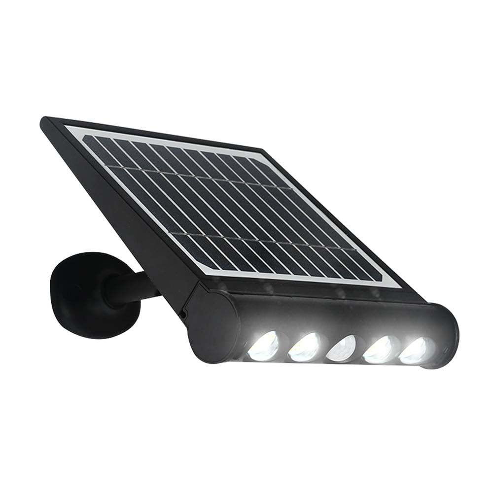 LAMPARA SOLAR ARBOTANTE 8W. LED C/SENSOR MOV. Y BAT. INTEGRADA ELBA ***TECNOLITE HAE***