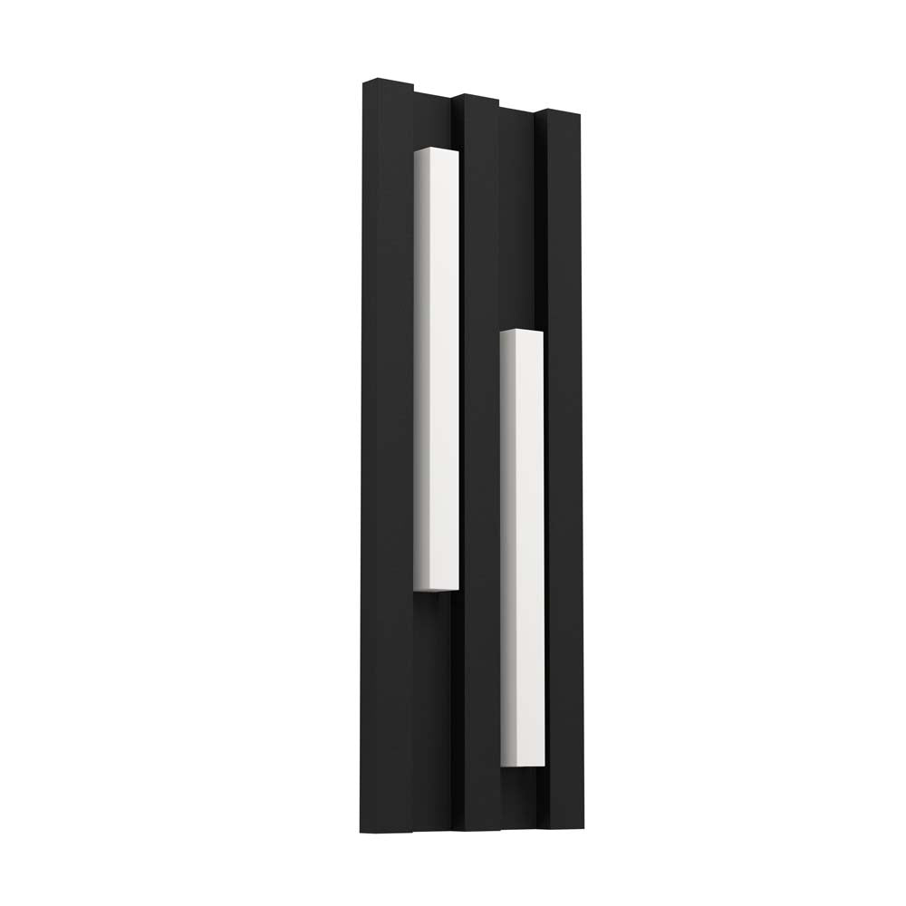 ARBOTANTE BASE RECTANGULAR NEGRA CON PERFILES LED IP55 FANDINA EGLO