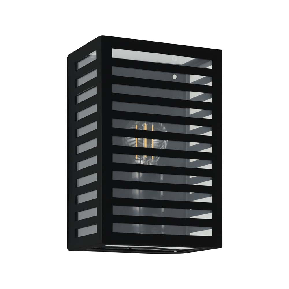 ARBOTANTE CUBO RAYAS NEGRO E27 (NO INCLUIDA) IP44 ALAMONTE 3 EGLO ***T.E. ABRIL 2024***
