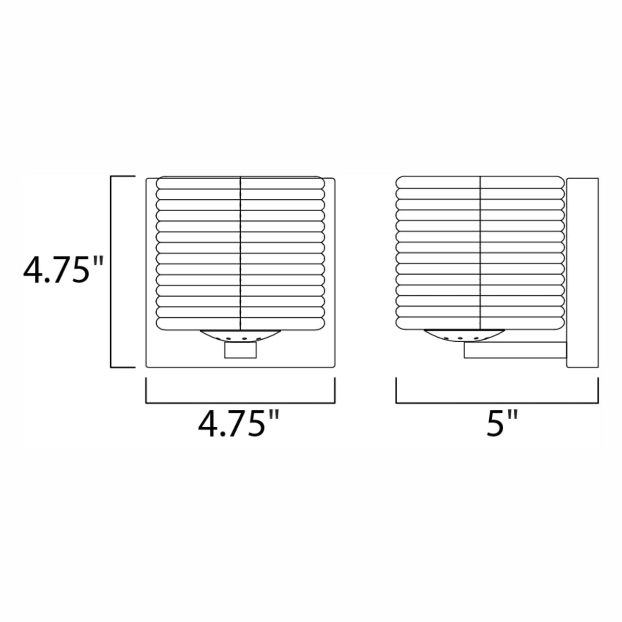 LUMINARIO DE PARED 1LED C/ CRISTAL ACANALADO ACABDO CROMO ***EXHIBIDO***