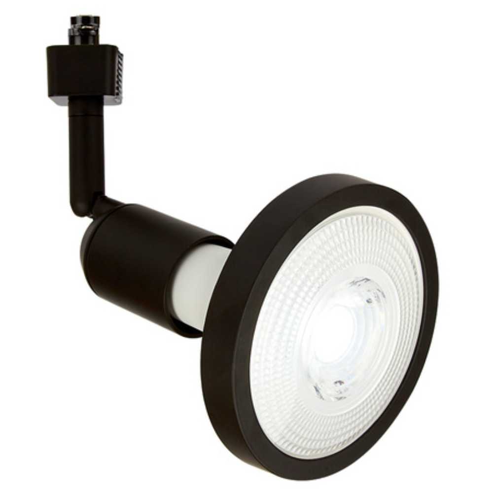 LUM. INT. SPOT RIEL 18W/100-240V. NEGRO E-27 TECNOLITE