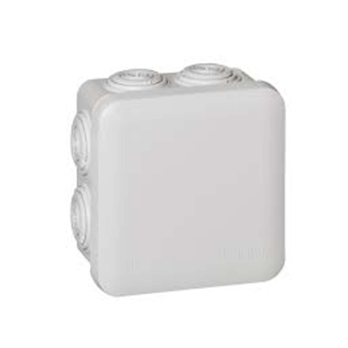 CAJA PLEXO 80X80X45MM CUAD. 7 ENTR. LEGRAND