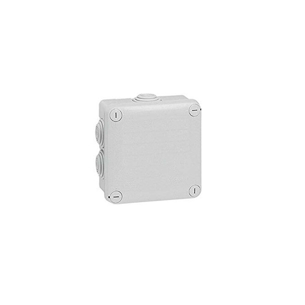 CAJA PLEXO 105X105X55MM CUADRADA 7 ENTRADAS