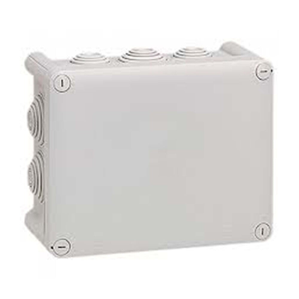 CAJA PLEXO 155X110X74MM RECT.10 ENT LEGRAND