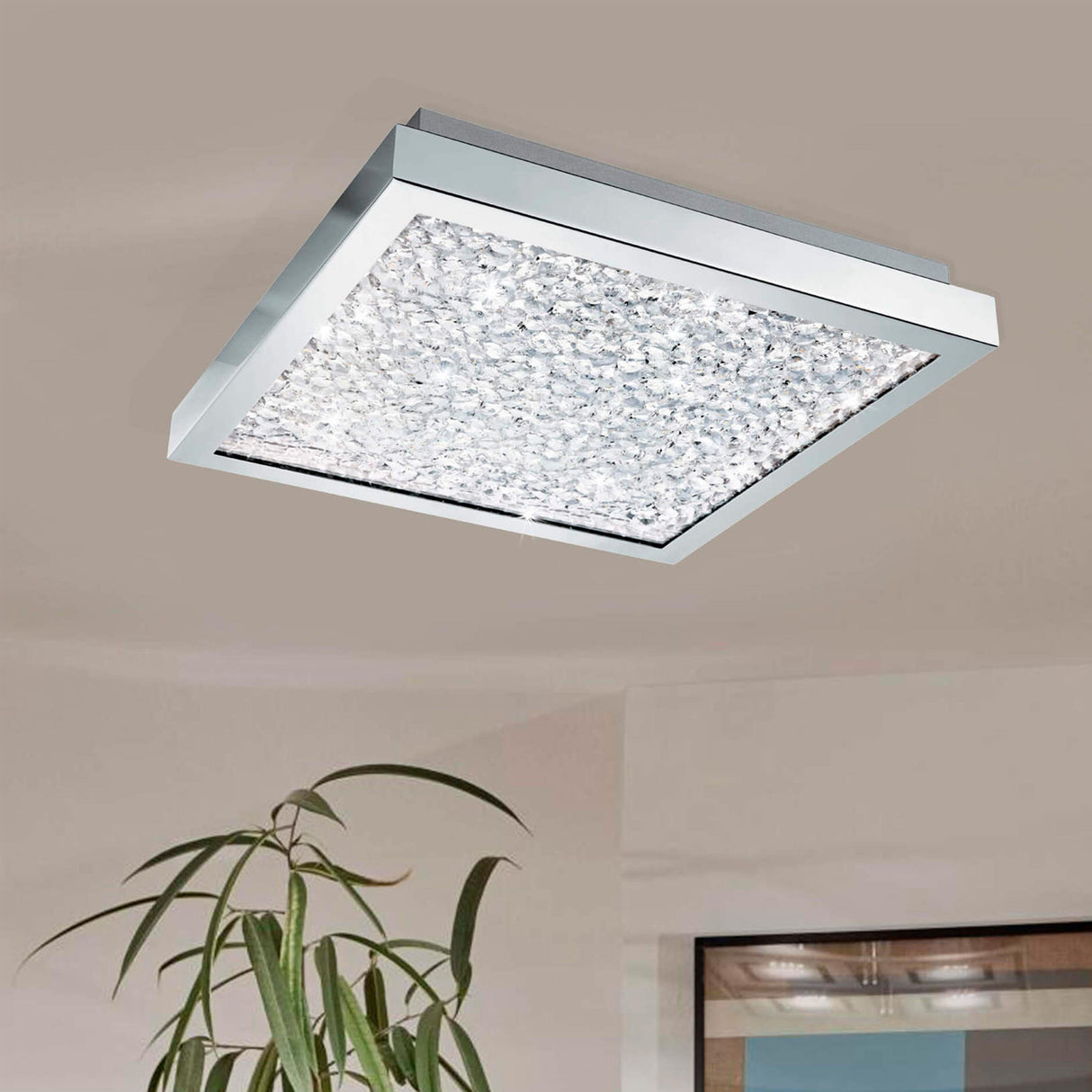 LUM TECHO CUADRADO LED 30W CROMO CARDITO ***HAE 2024***