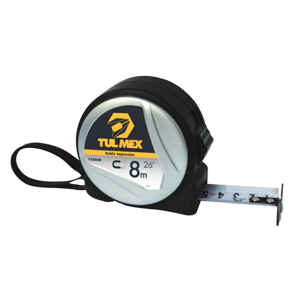FLEXOMETRO MAGNETICO 8MTS. TULMEX
