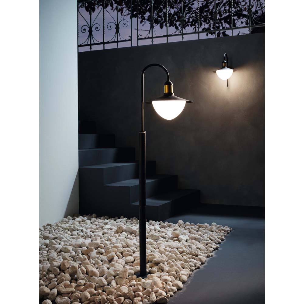 ARBOTANTE TIPO FAROL NEGRO/ORO E27 (NO INCLUIDA) SERMINE EGLO