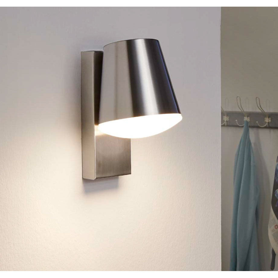 LUM PARED 60W E26 ACERO CALDIERO EGLO