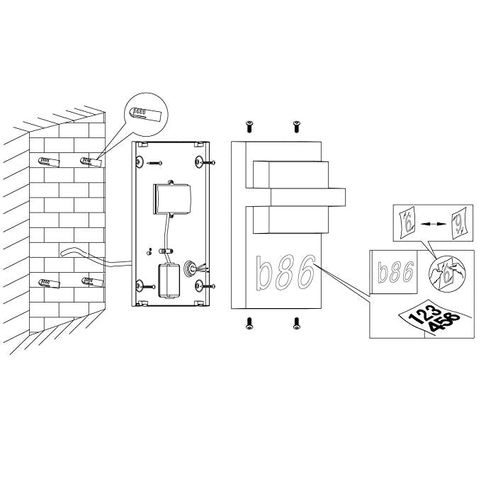 LUM PARED LED 10W BLANCO CULPINA EGLO *** HA. LUMI ***