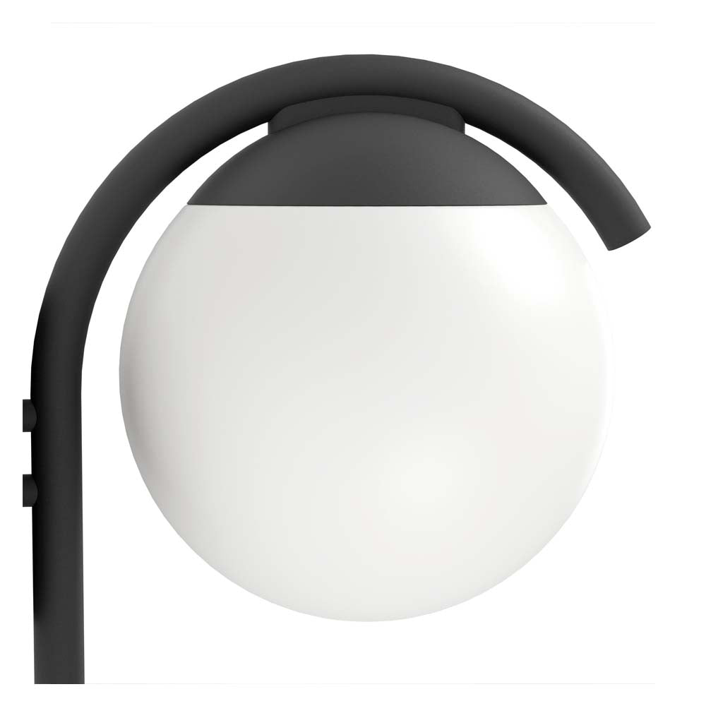 ARBOTANTE ESFERA NEGRO/BLANCO E27 (NO INCLUIDA) IP44 PRATA VECCHIA EGLO ***SIN T.E.***