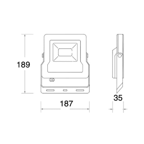 LUMINARIO FLOOD-NEO IP65 50W LED 2700K 100-240V ***HAE2025***