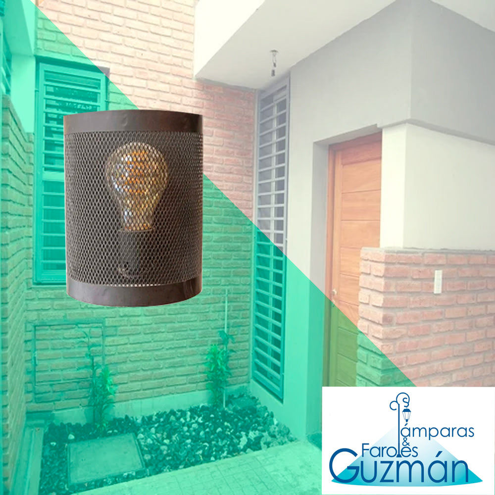 ARBOTANTE VINTAGE MEDIO CILINDRO 1 LUZ SIN FOCO MCA GUZMAN