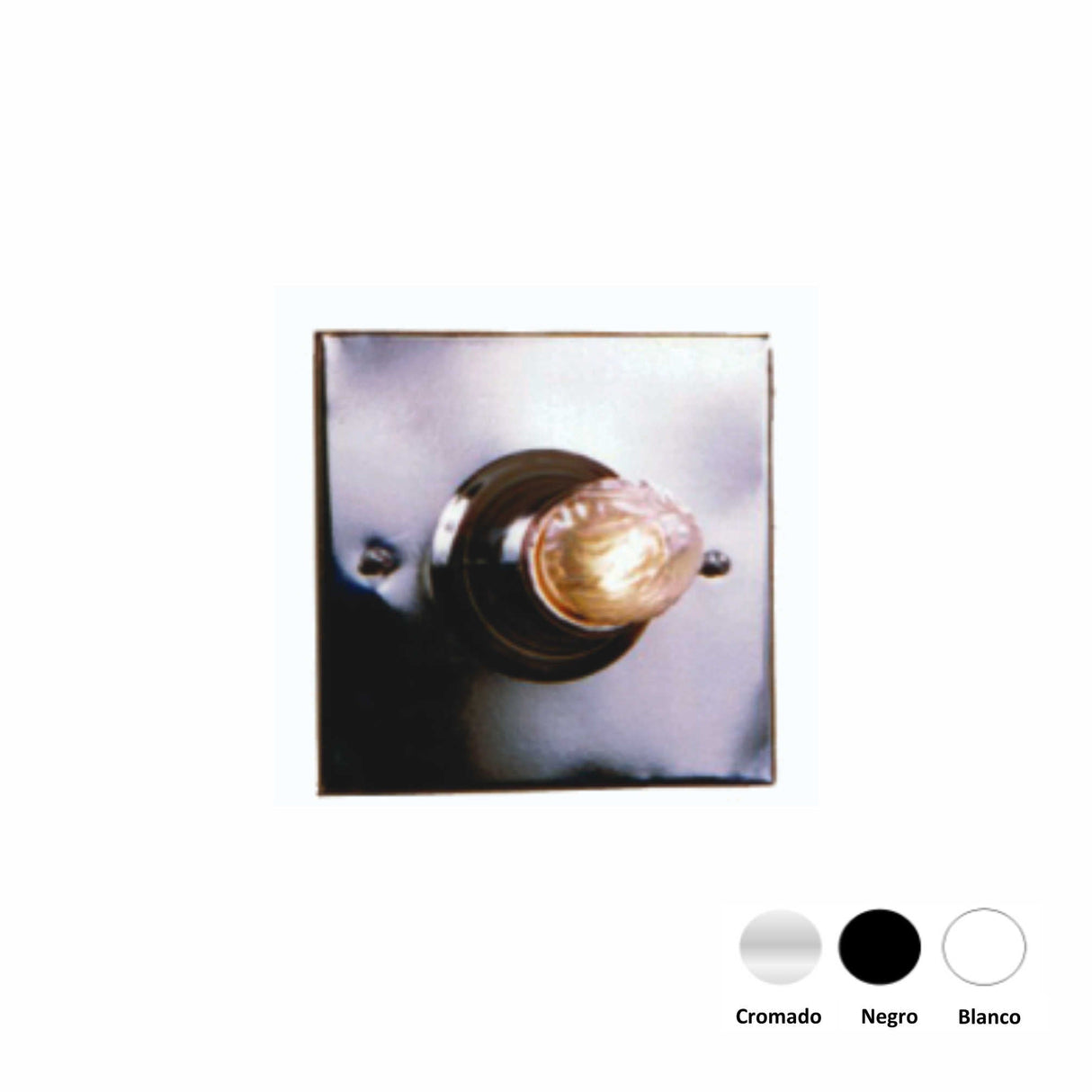 REGLETA DE 1 LUZ CROMO MCA GUZMAN