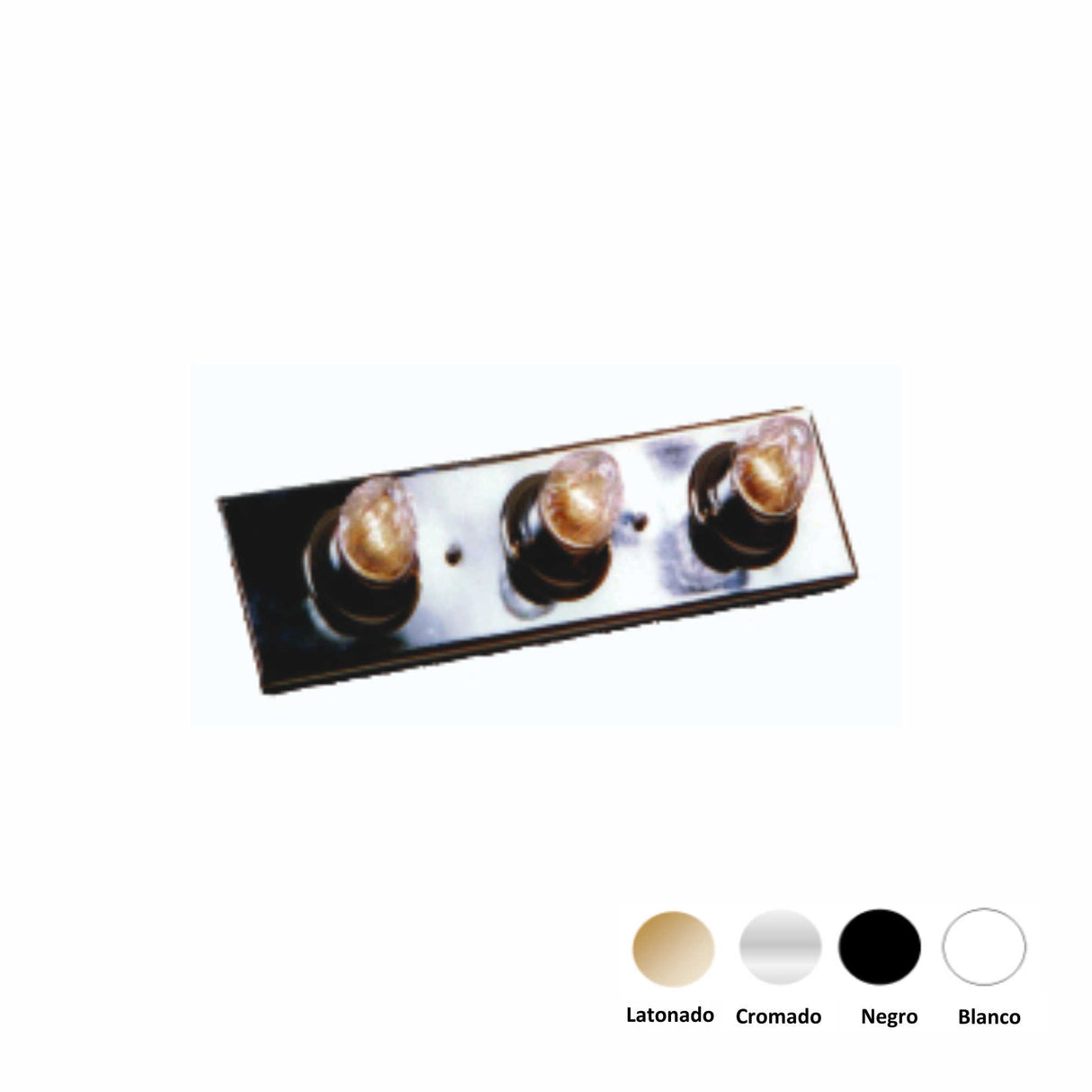 REGLETA DE 3 LUCES BLANCA MCA GUZMAN