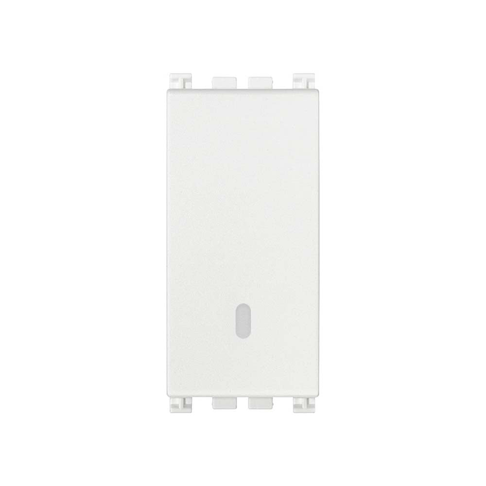 INTERRUPTOR CRUZADO 1P 16AX. 250V. ILUMINABLE BLANCO ARKE VIMAR