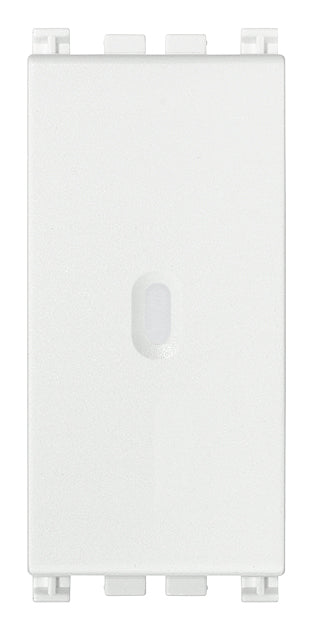 CONMUTADOR AXIAL 1P 16AX. 250V. 1 MOD. ILUMINADO BLANCO ARKE VIMAR