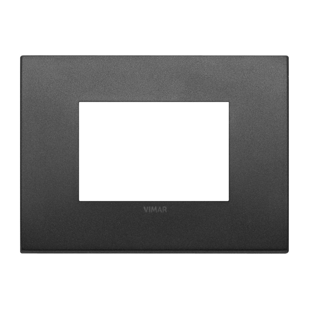 PLACA CLASSIC 3 MOD. METAL GRAFITO MATE ARKE VIMAR