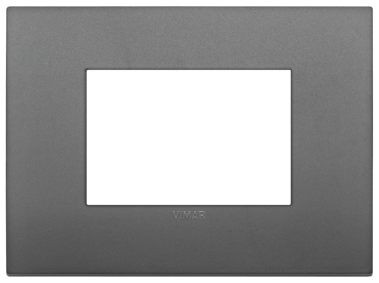 PLACA CLASSIC 3 MOD. TECNOPOLIMERO GRIS ARKE VIMAR