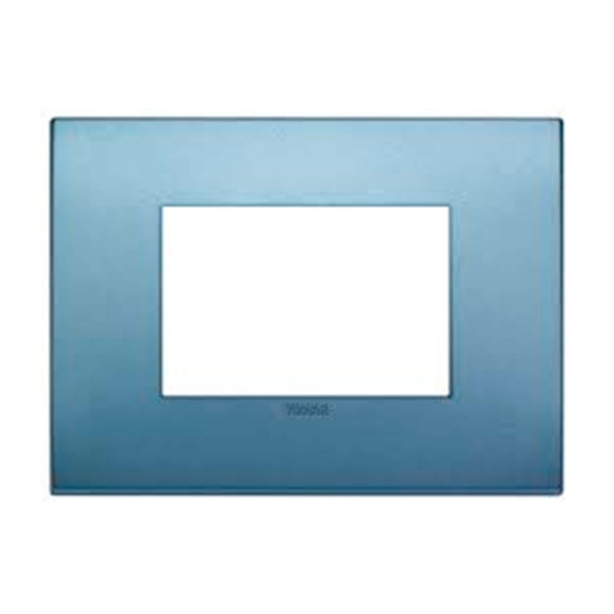 PLACA CLASSIC 3 MOD. TECNOPOLIMERO AZUL MATE ARKE VIMAR