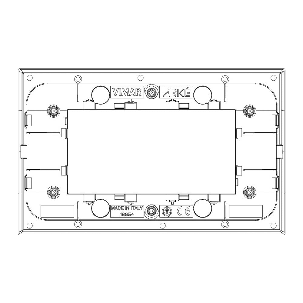 PLACA CLASSIC 4M METAL PIZARRA MATE ARKE