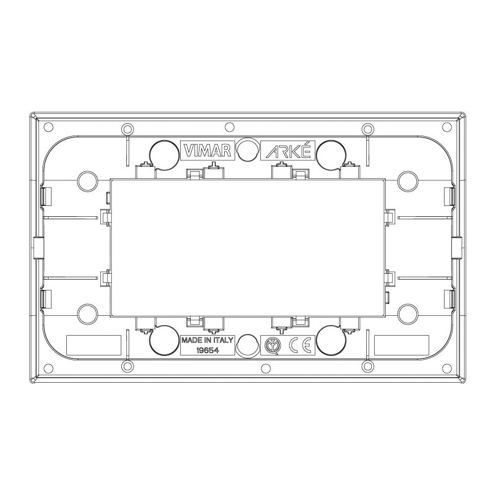 PLACA CLASSIC 4M ALUMINIO LAVA ARKE