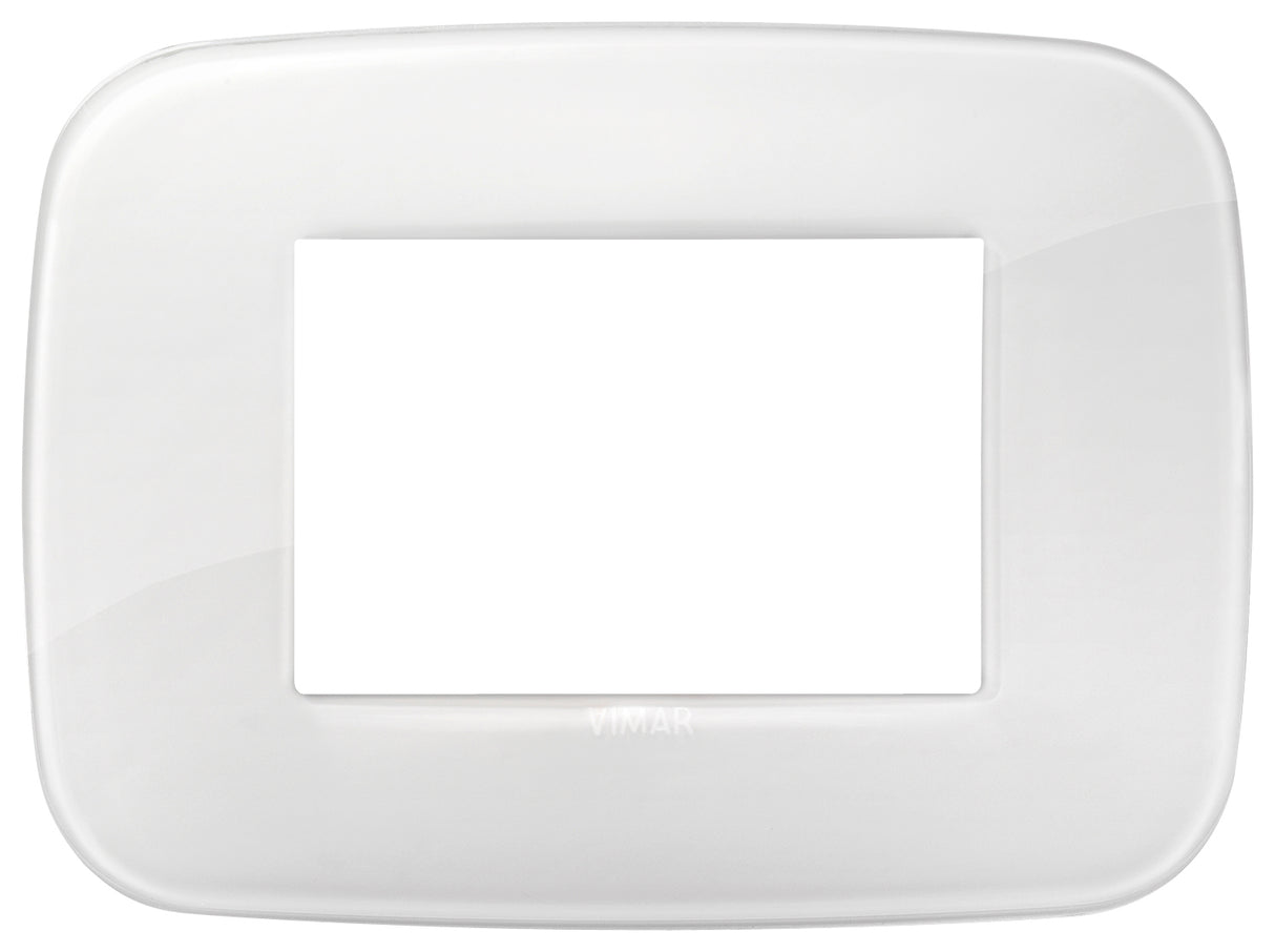 PLACA ROUND 3 MOD. TECNOPOLIMERO REFLEX HIELO ARKE VIMAR