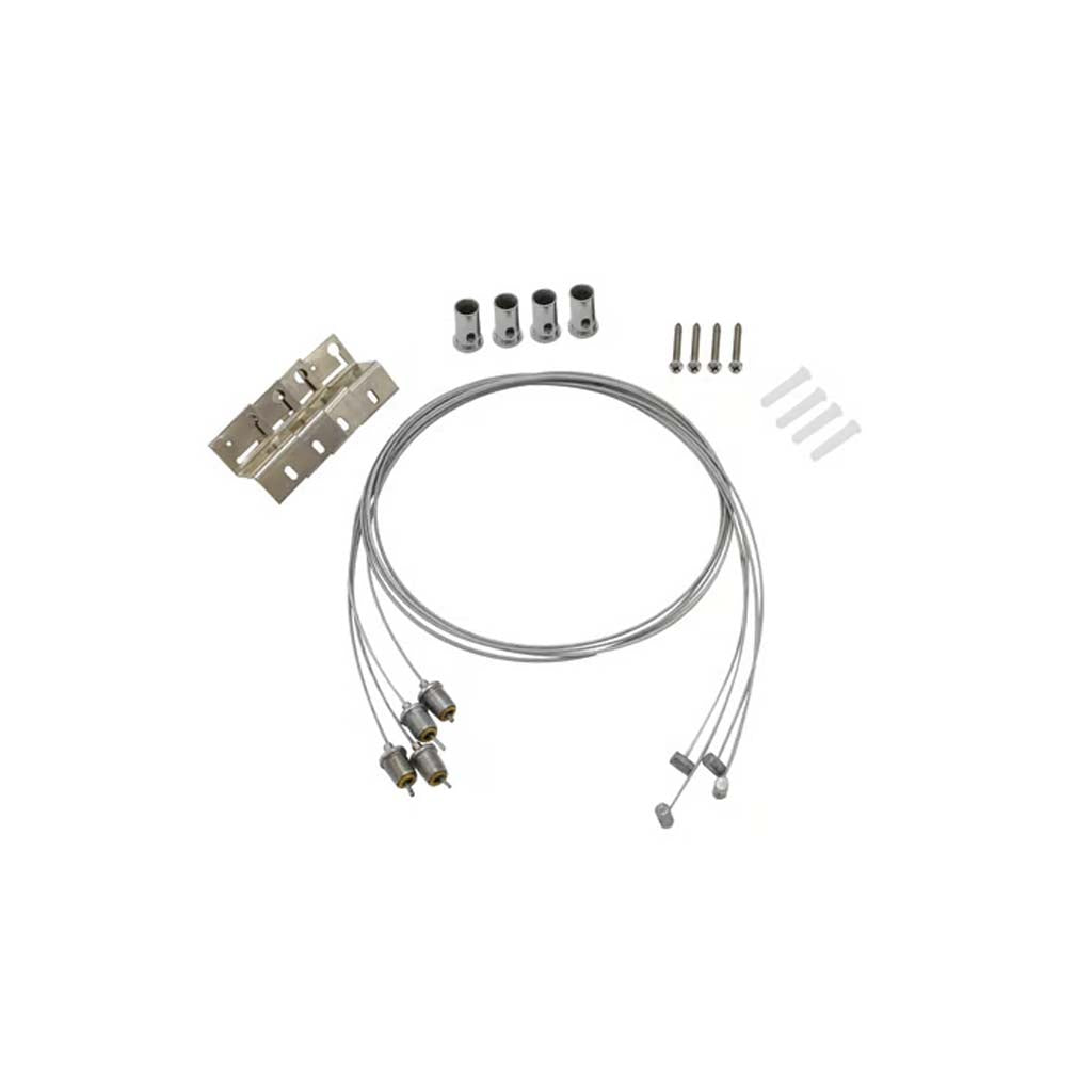 KIT DE ACCESORIOS DE SUSPENSION PARA PANELES LED