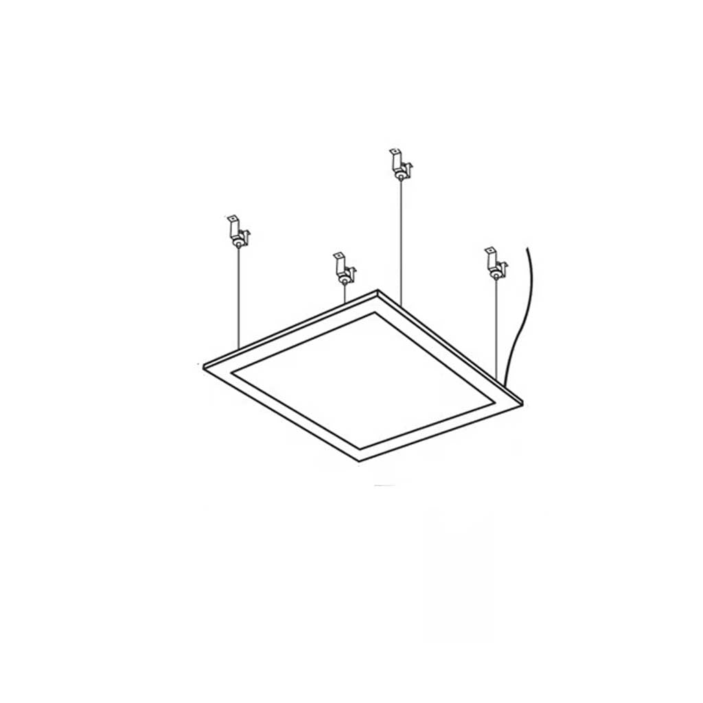KIT DE ACCESORIOS DE SUSPENSION PARA PANELES LED