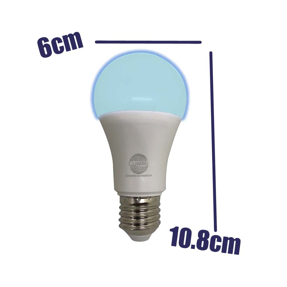 LAMPARA A60 LED 6W LUZ NEGRA 100-240V