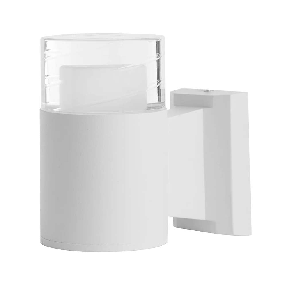 ARBOTANTE LED CILINDRICO 5W ALUMINIO ACRILICO 1 SALIDA 6500K BLANCO