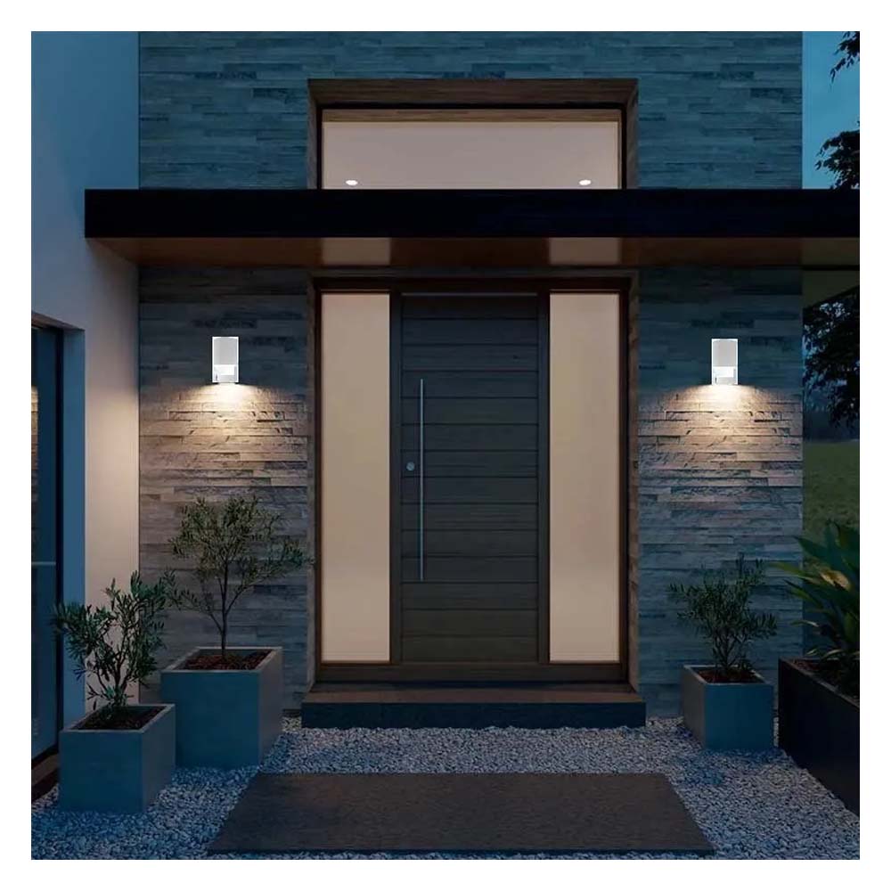 ARBOTANTE LED CILINDRICO 5W ALUMINIO ACRILICO 1 SALIDA 6500K BLANCO