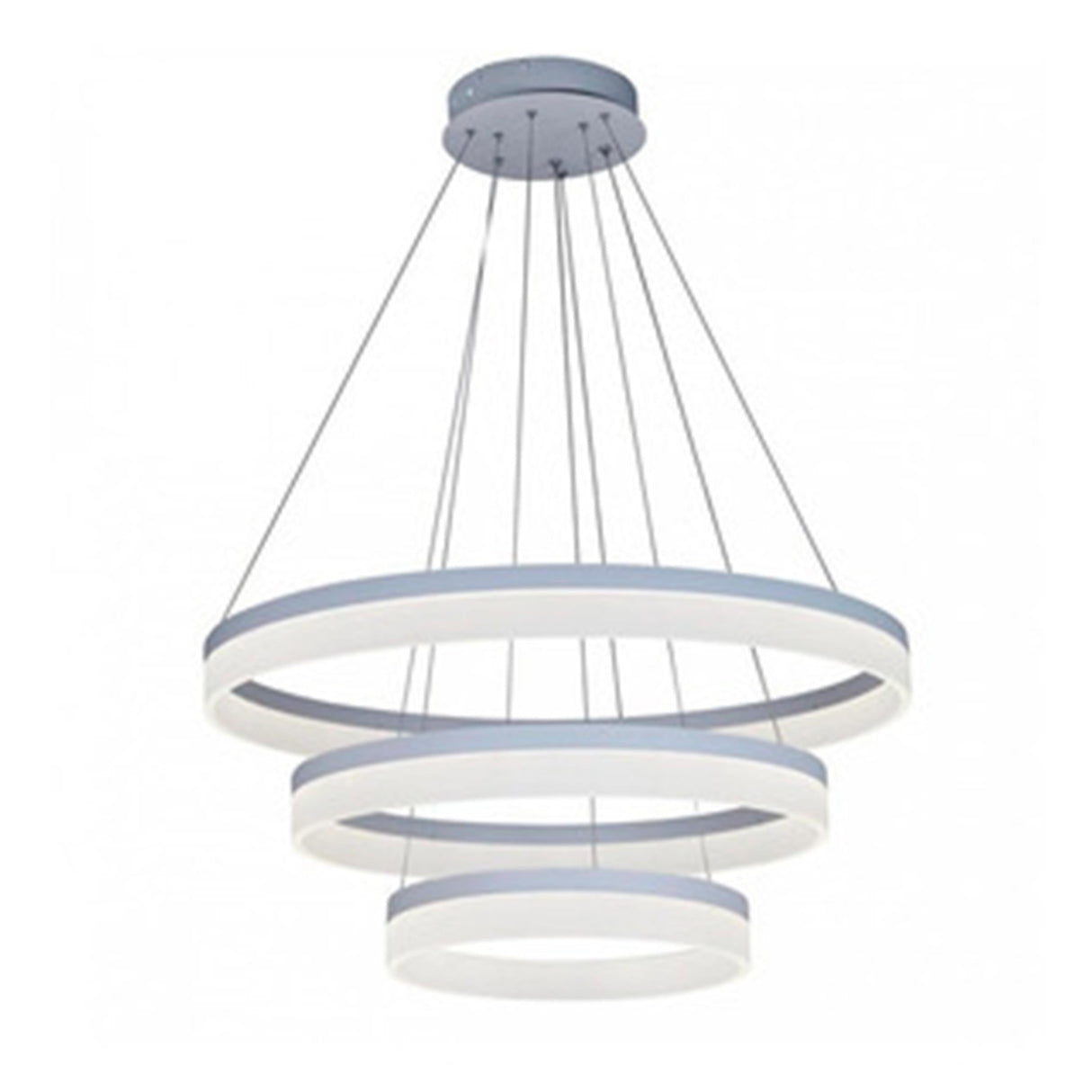 LUM CANDIL TRIPLE LED 33W CROMO *** HA. LUMI ***