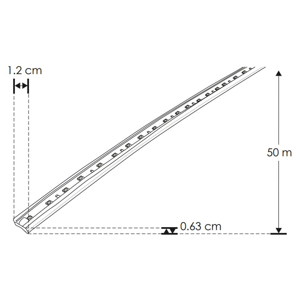 TIRA EXTRAPLANA LED 2835 60LEDS ROLLO 50M BLANCO CALIDO ATENUABLE 120 ENCAPSULADA NONWIRE CRI80 127V IP65 ILUMILEDS ***REQUIERE FUENTE TIPO CP O FP***