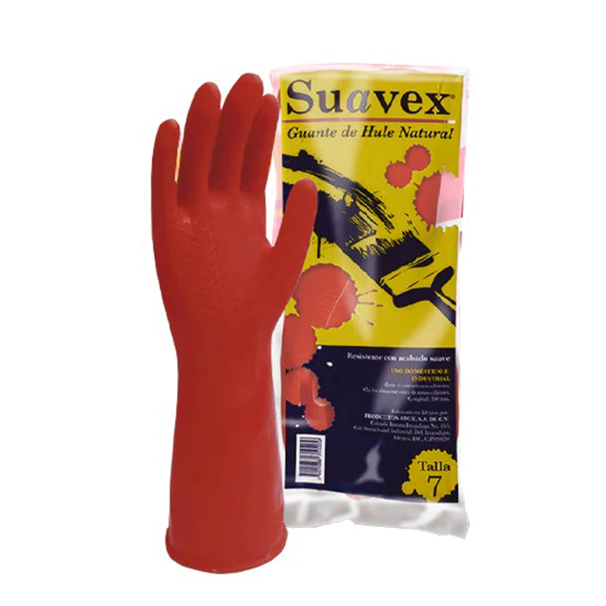 GUANTE SUAVEX ROJO #8