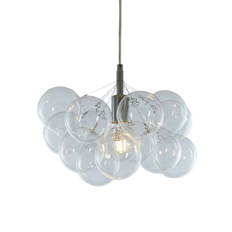 DECORATIVA COLGANTE 1X60W E27 MAX TRANSPARENTE CRISTAL