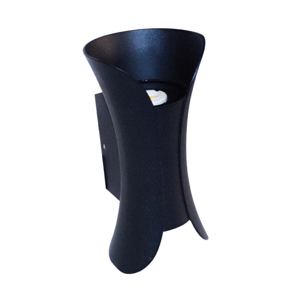 DECORATIVO LED PARA MURO 10W 85-265V 3000K NEGRO