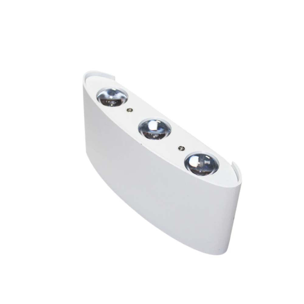 DECORATIVO LED PARA MURO 6W 100-240V 3000K BLANCO