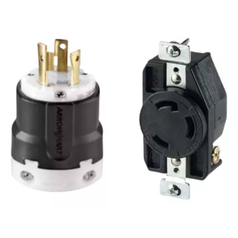 CLAVIJA COLGANTE NYLON 2F-3H 30A/250VCA. ULTRAGRIP NEMA L6-30 AHCL630P