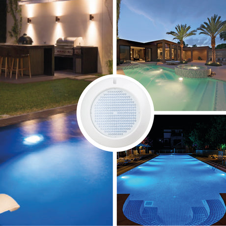 LUMINARIO ALBERCA LED BLANCO 12000K 12V SUMERGIBLE ***REQUIERE DRIVER-LED-12V-36W-IP66***