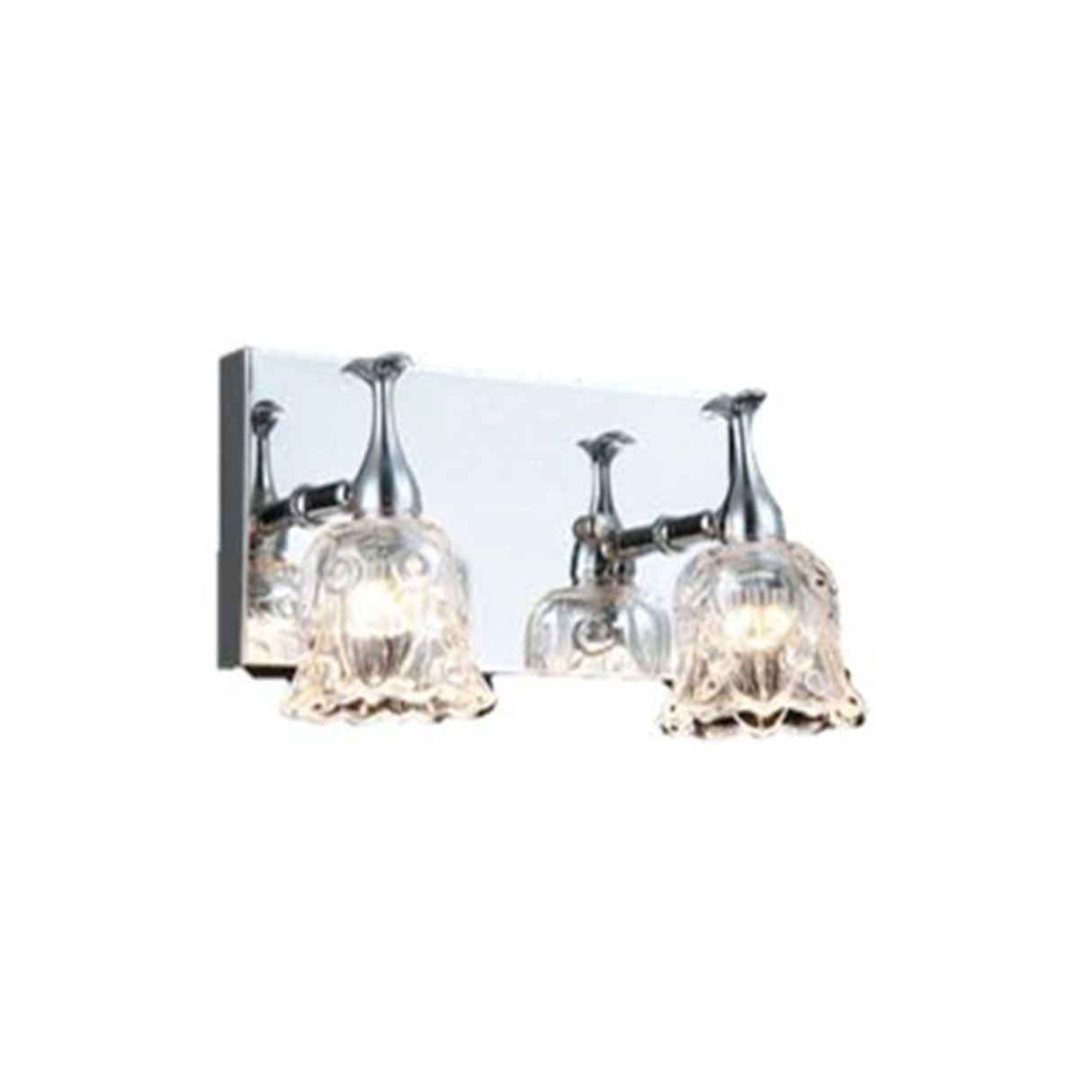 SPOT DE 2 LUCES LED 2.3W C/ PANTALLA CRISTAL CON 3 CAMBIOS CALIDA/BLANCA/INTERMEDIA *** HA. LUMI ***