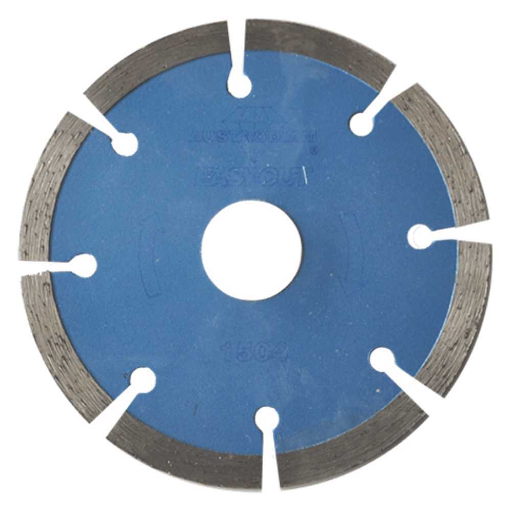 DISCO DE DIAMANTE AZUL SEGMENTADO EASY-CUT 4X0.08X7/8 100X2X22.2 MCA AUSTROMEX