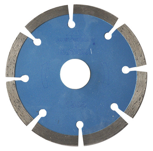 DISCO DE DIAMANTE AZUL SEGMENTADO EASY-CUT 4X0.08X7/8 100X2X22.2 MCA AUSTROMEX