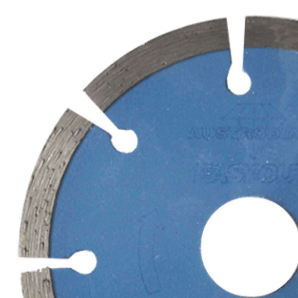 DISCO DE DIAMANTE AZUL SEGMENTADO EASY-CUT 4X0.08X7/8 100X2X22.2 MCA AUSTROMEX