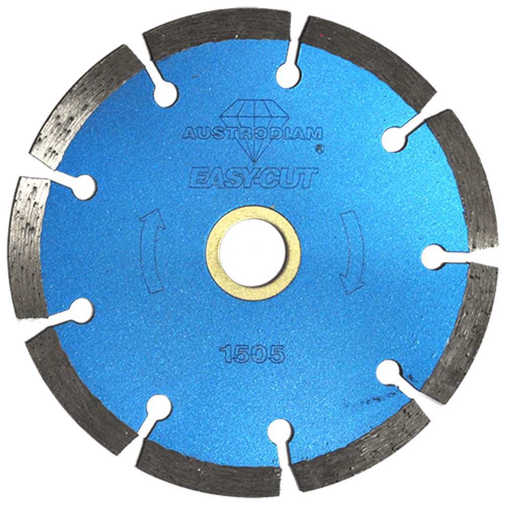 DISCO DE DIAMANTE AZUL SEGMENTADO EASY-CUT 4-1/2X0.08X7/8 115X2X22.2 MCA AUSTROMEX *** OFRECER 11582 ***