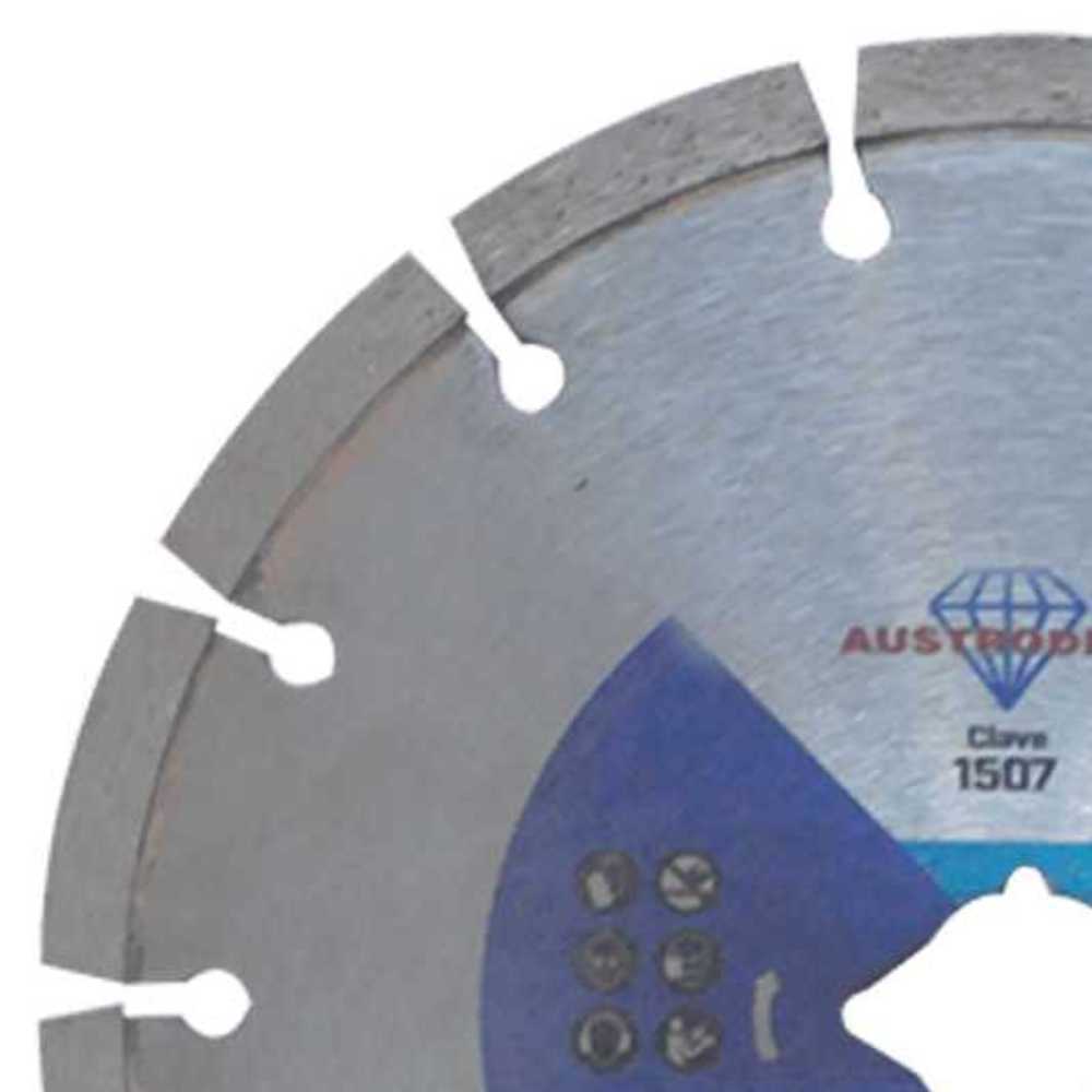 DISCO DE DIAMANTE AZUL SEGMENTADO EASY-CUT 7X0.08X7/8 180X2.2X22.23 MCA AUSTROMEX