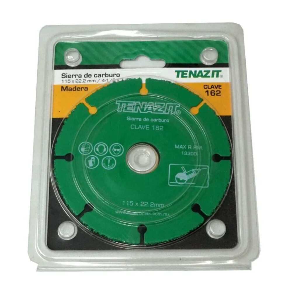 SIERRA DE CARBURO PAR MADERA 4-1/2Y7/8 (115X22.2) MCA AUSTROMEX