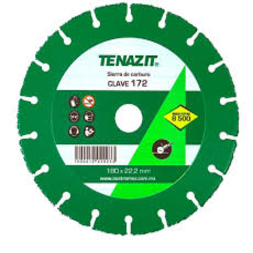 SIERRA DE CARBURO PAR MADERA 7X7/8 (177X22.2) MCA AUSTROMEX