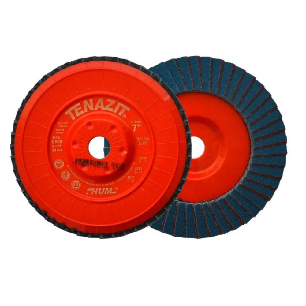 DISCO LAMINADO HUM GRANO 80 TZHUM-80 7X7/8 178X22.2 MCA AUSTROMEX